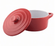 SPIRAL CASSEROLE W/LID SMALL